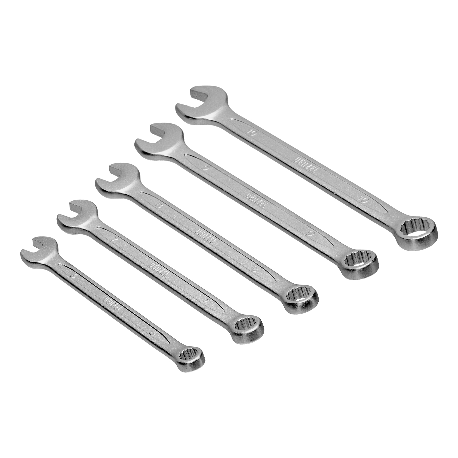 картинка Набор инструментов, 1/2", 1/4", 3/8", CrV, S2, пластиковый кейс, 144 предмета Denzel от магазина Одежда+