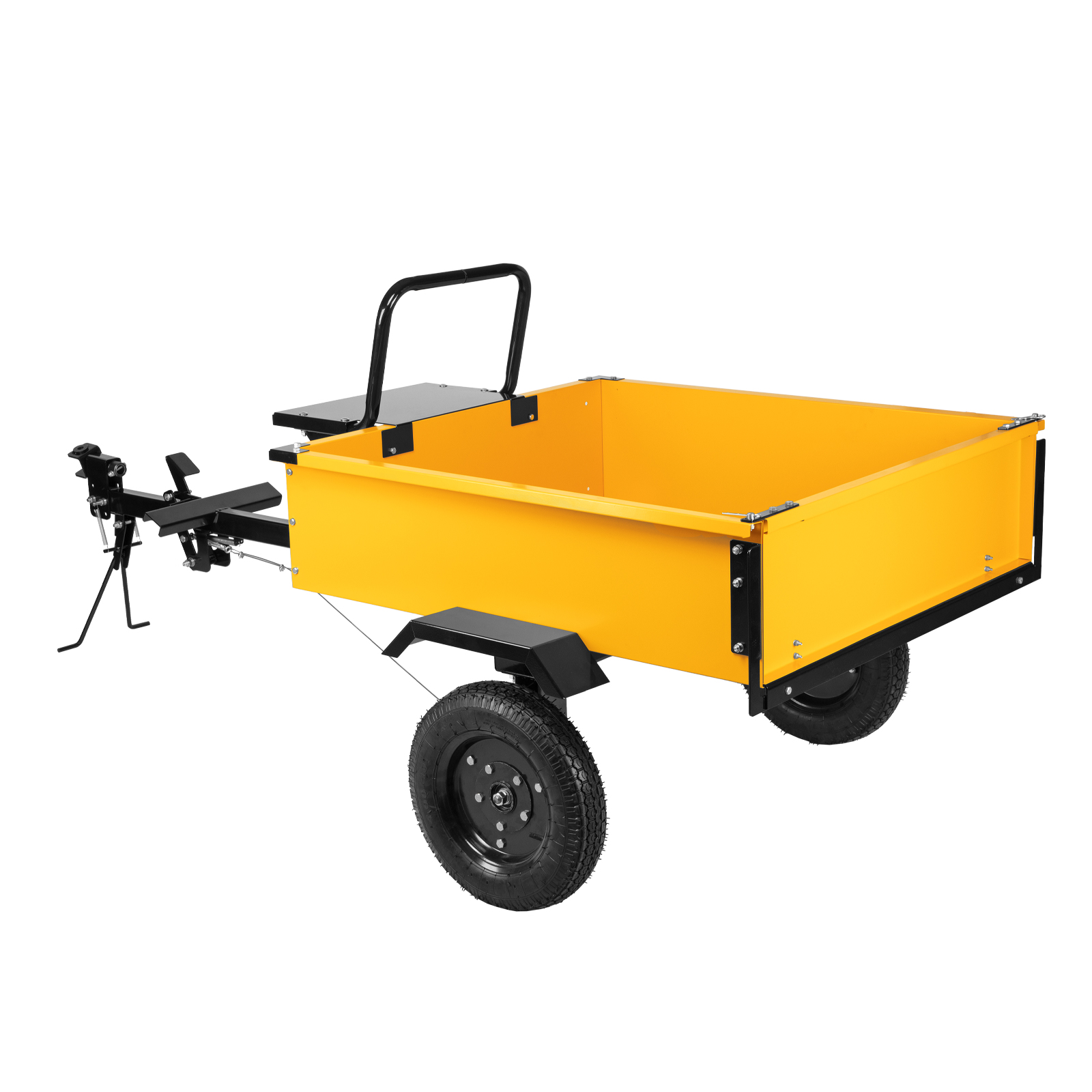 картинка Прицеп для мотоблока TT-500, оцинк., груз. 500 кг, рег. сцепка, колеса 4.00-10, в упаковке Denzel от магазина Одежда+