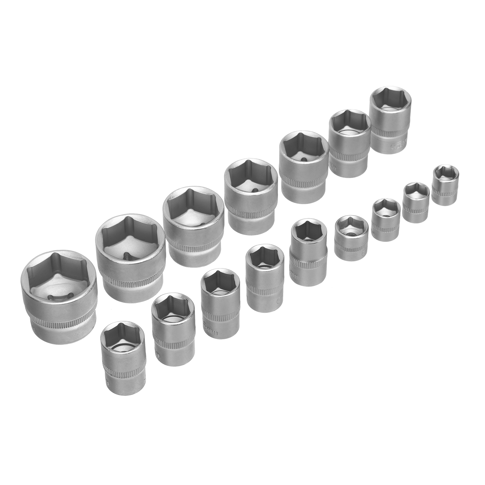 картинка Набор инструментов, 1/2", 1/4", пластиковый кейс, 82 предмета Сибртех от магазина Одежда+