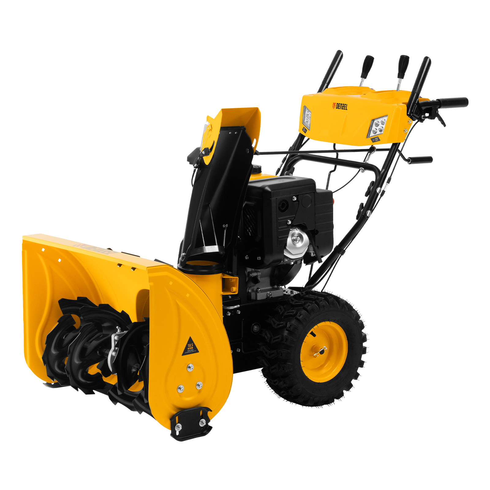 картинка Бензиновая снегоуборочная машина SBL 711D PRO, 302cc, эл.старт, фара, обогрев, блок. дифф. Denzel от магазина Одежда+