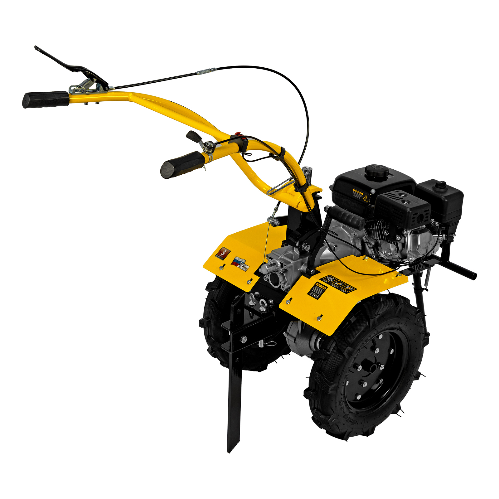 картинка Мотоблок DPT-370X, 7 л.с, дисковое сцепление, ширина 90 см, глубина 35 см, фрез 3 х 4, ВОМ, передачи от магазина Одежда+