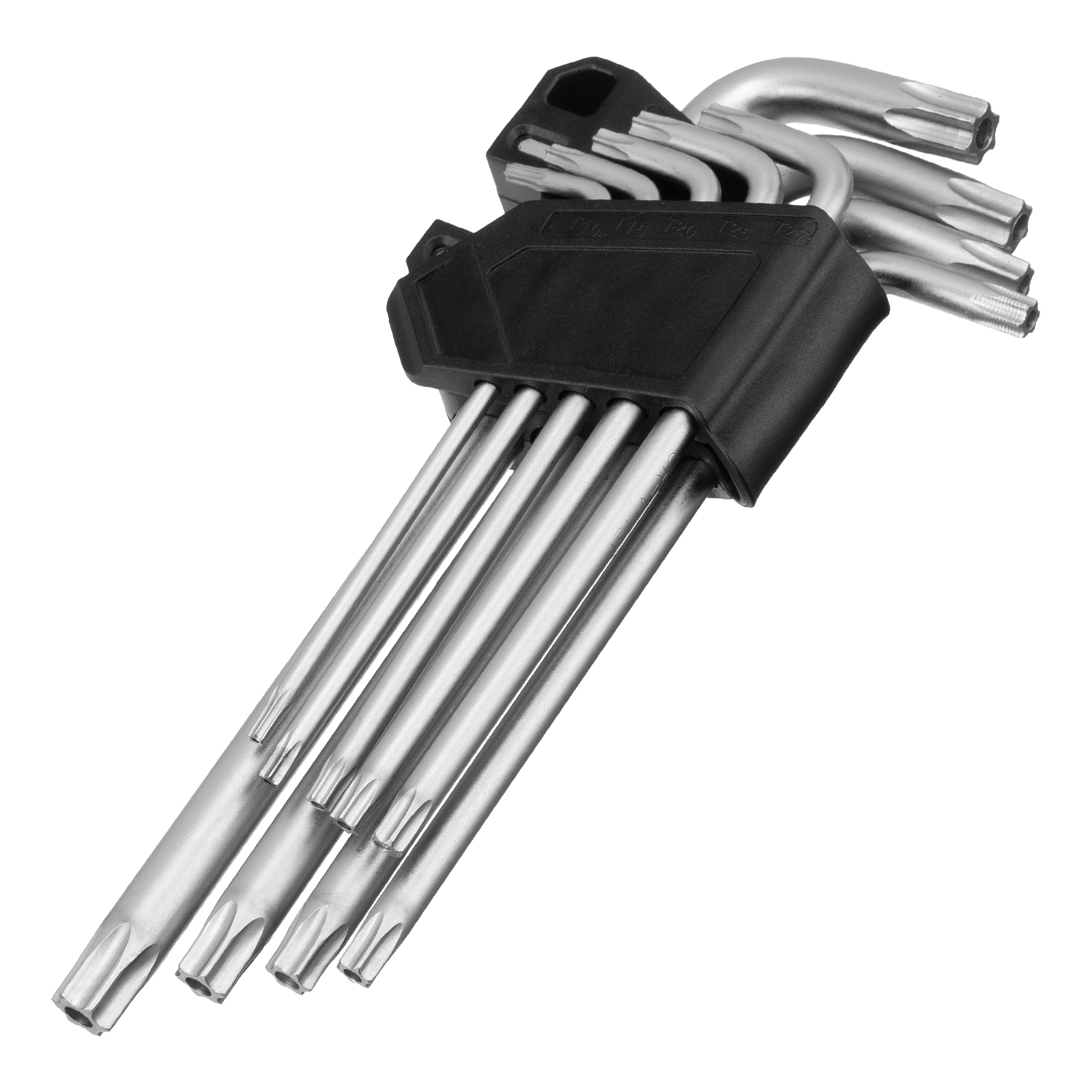 картинка Набор ключей имбусовых Torx-Tempered, TT10-50, CrV, 9 шт., удлиненные Сибртех от магазина Одежда+