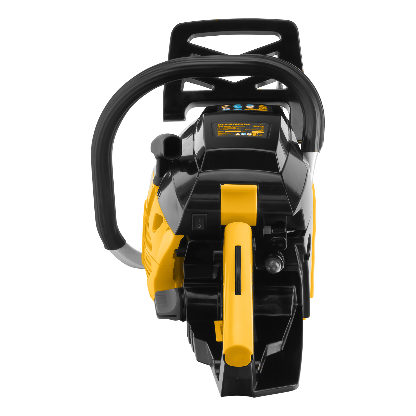 картинка Пила цепная бензиновая DGS-5218, шина 45 см, 52 см3, 3.5 л.с, шаг 0.325, паз 1.5 мм, 72 звена Denzel от магазина Одежда+