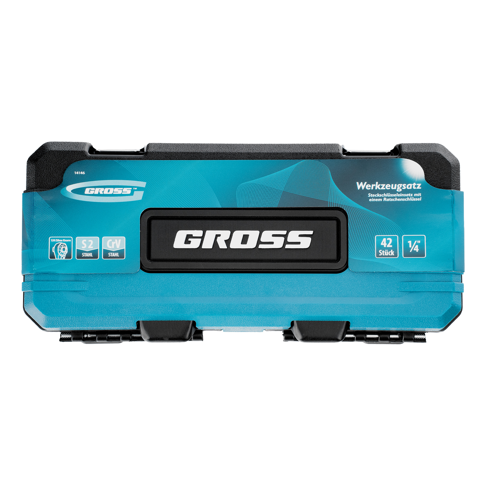 картинка Набор инструментов, 1/4", CrV, 120 зубьев, 42 предмета Gross от магазина Одежда+