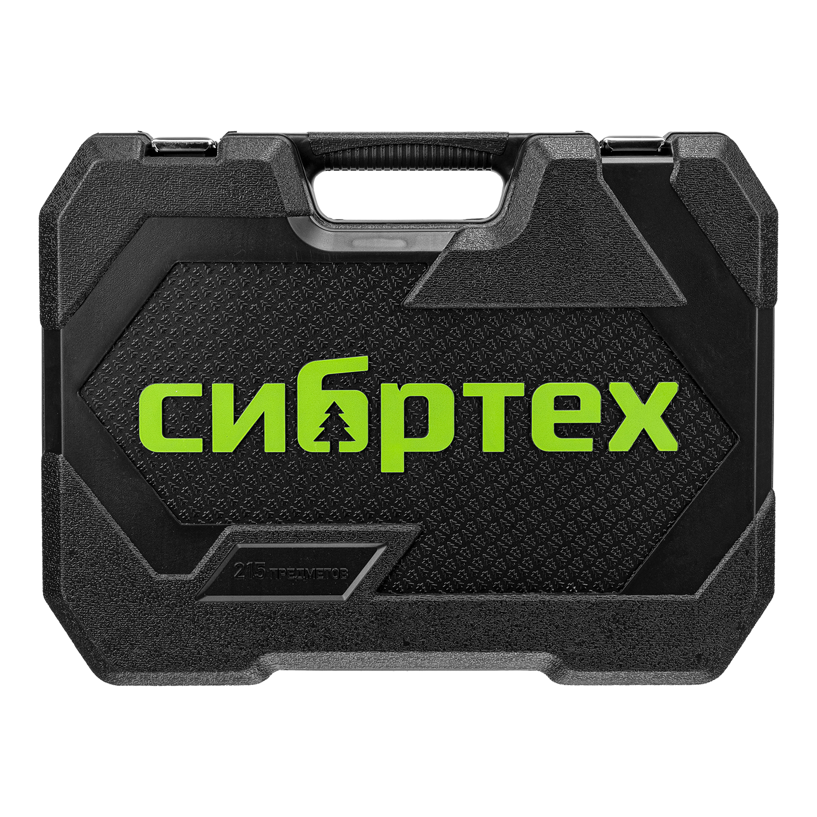картинка Набор инструментов, 1/2", 3/8", 1/4", пластиковый кейс 215 предм. Сибртех от магазина Одежда+