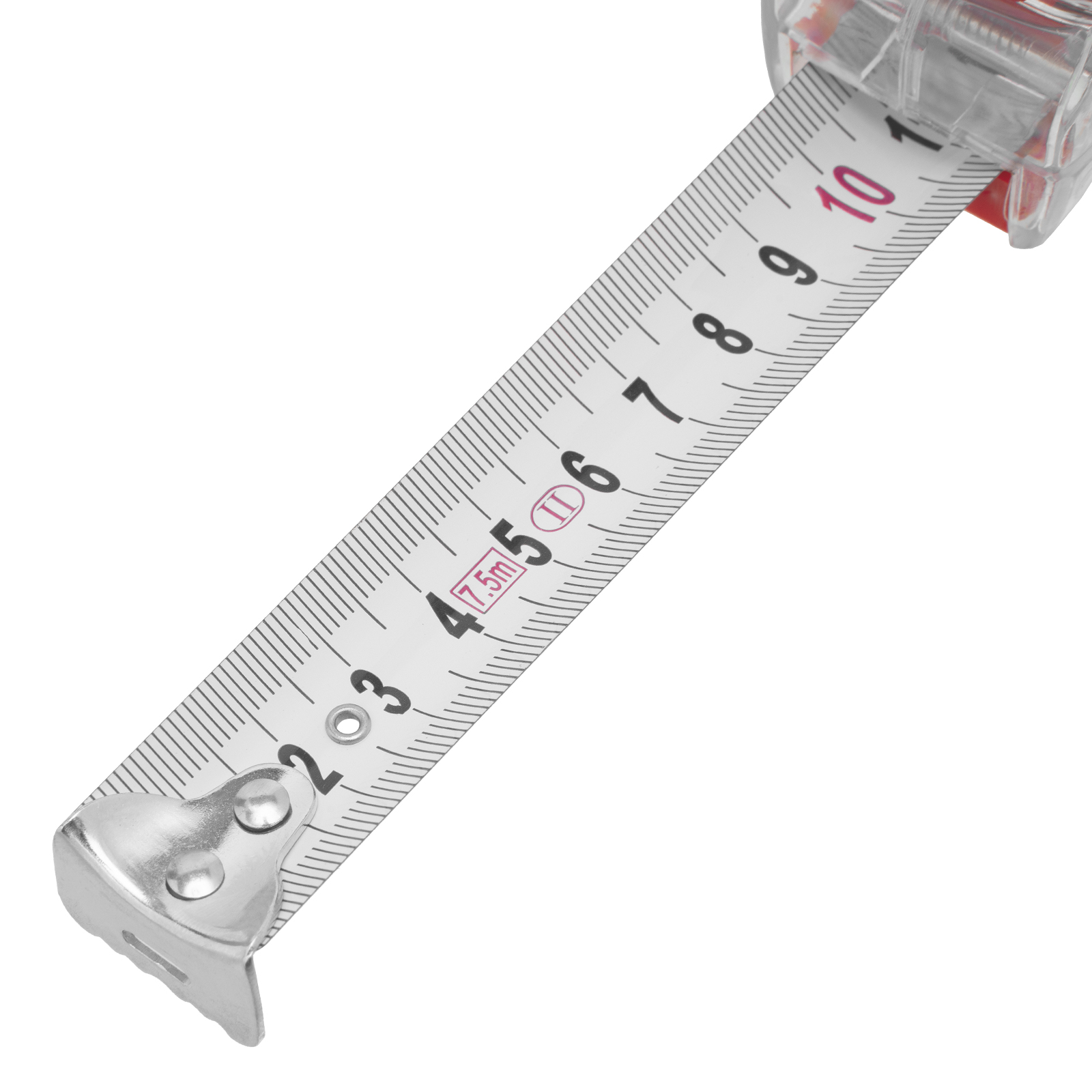 картинка Рулетка Crystal,7,5 м х 25 мм,корпус из поликарбоната Matrix от магазина Одежда+