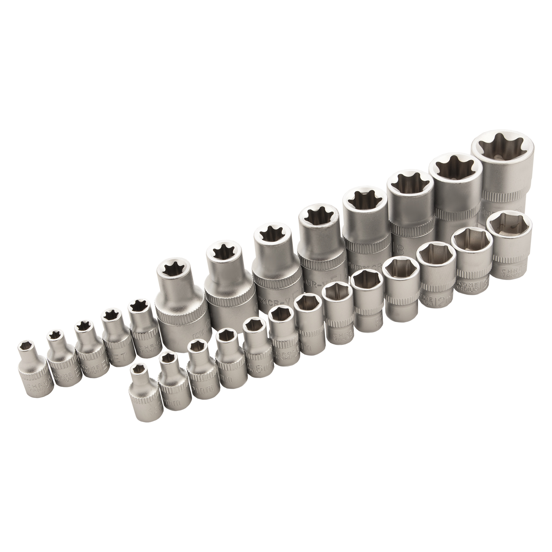 картинка Набор инструментов 108 предметов, CrV, 1/2", 1/4" Сибртех от магазина Одежда+
