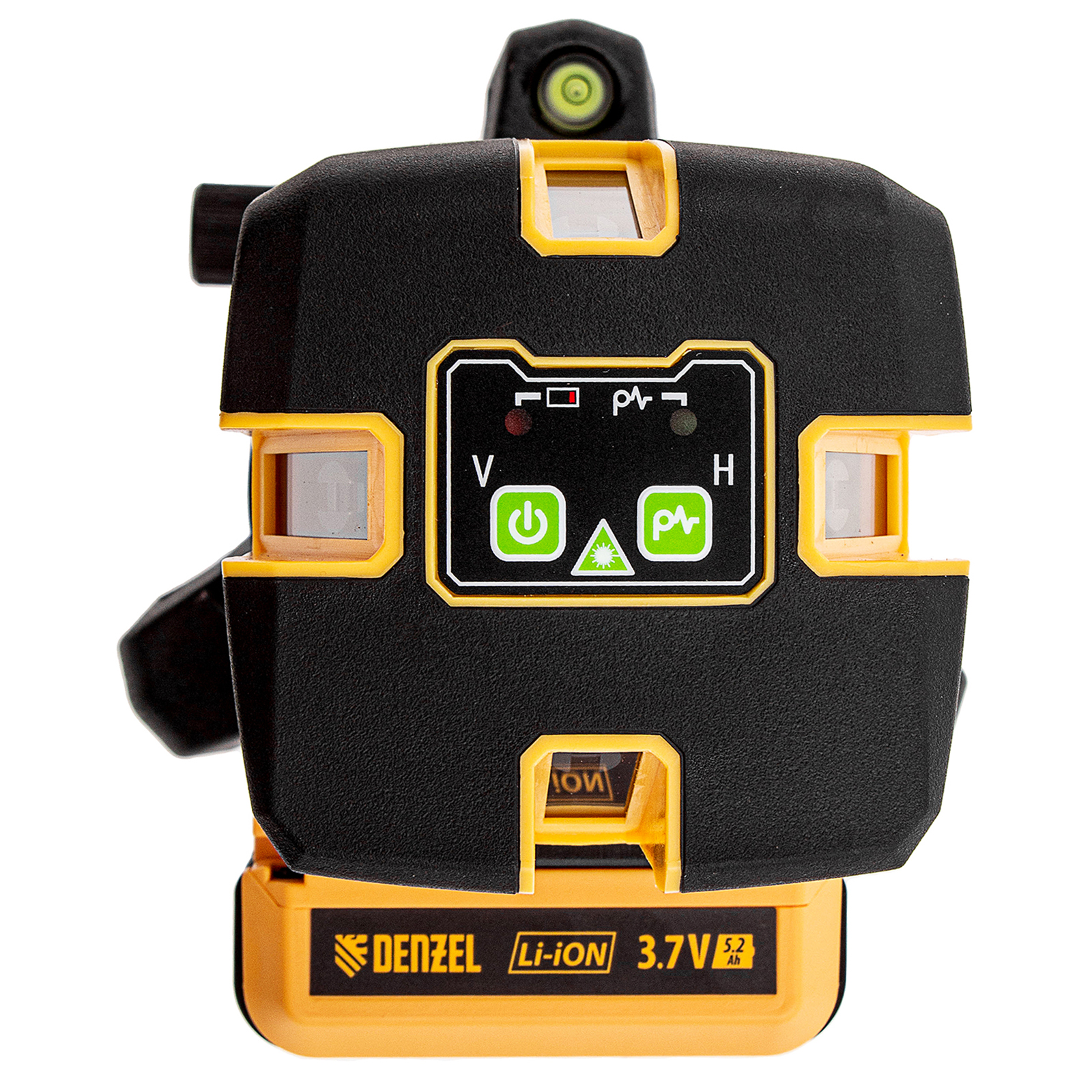 картинка Лазерный уровень LX 06 Green, 30 м, 520 нм, аккумулятор Li 5200 mAh, резьба 5/8" Denzel от магазина Одежда+