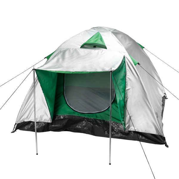 картинка Палатка двухслойная трехместная 210 x 210 x 130 см, Camping Palisad от магазина Одежда+